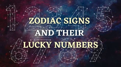 Know Your Lucky Number According To Your Zodiac Sign .